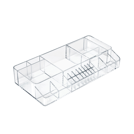 AZAR DISPLAYS Small Clear Cosmetic Organizer for Counter 252710